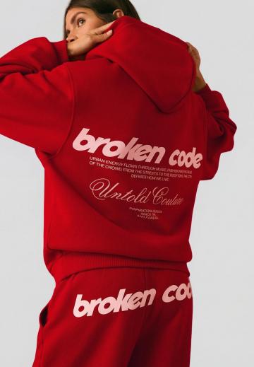 Пуловер с капюшоном