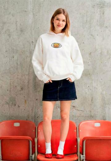 Пуловер с капюшоном