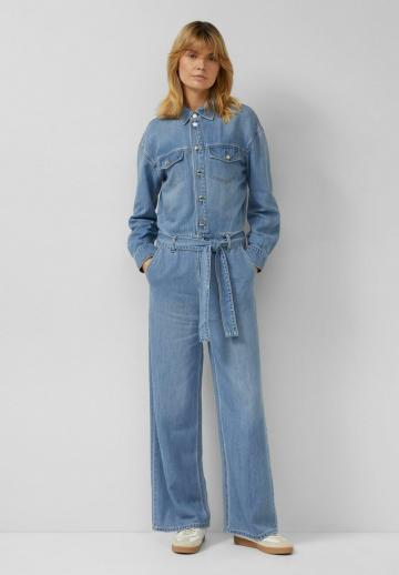Джинсовый комбинезон