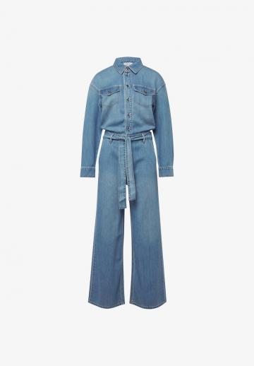 Джинсовый комбинезон