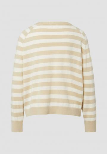 Пуловер в полоску