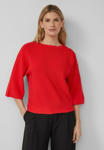 Пуловер с рукавом три четверти