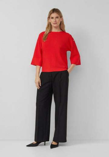 Пуловер с рукавом три четверти