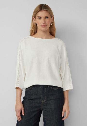 Пуловер с рукавом три четверти