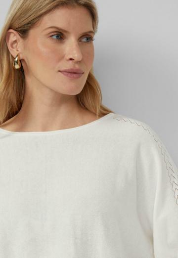 Пуловер с рукавом три четверти