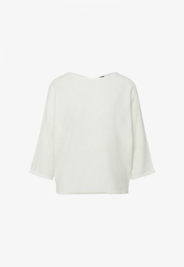 Пуловер с рукавом три четверти