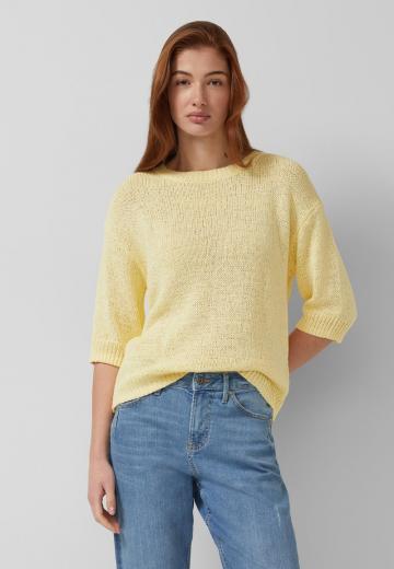 Пуловер с рукавом три четверти