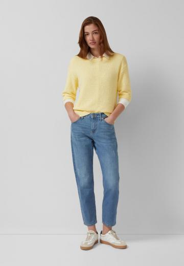 Пуловер с рукавом три четверти