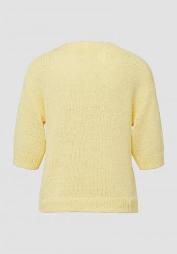 Пуловер с рукавом три четверти