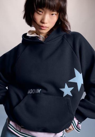 Пуловер с капюшоном