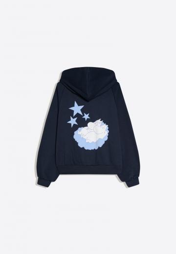 Пуловер с капюшоном