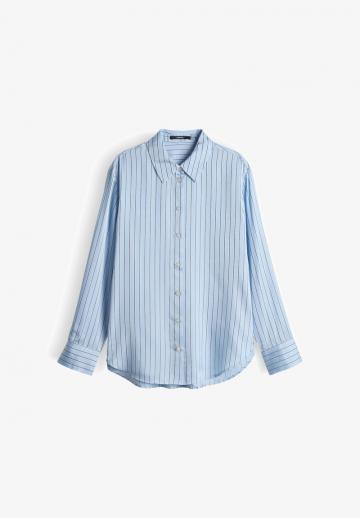 Атласная блузка