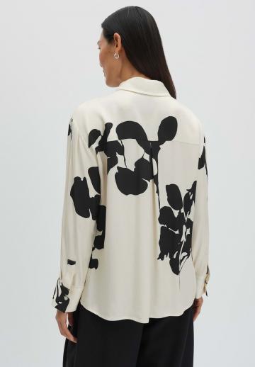 Атласная блузка