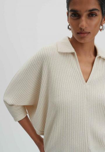 Пуловер с рукавом три четверти