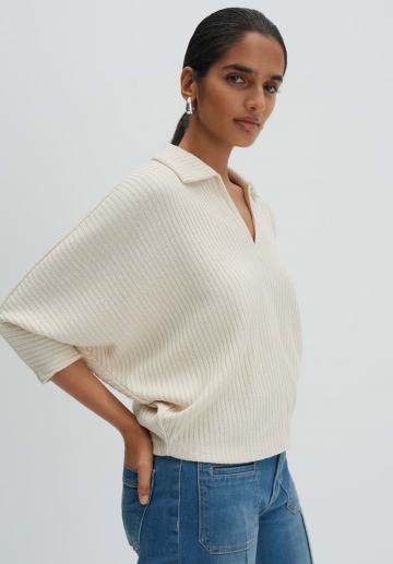 Пуловер с рукавом три четверти