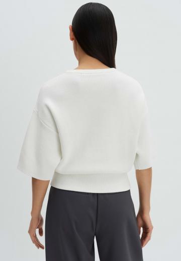 Пуловер с рукавом три четверти