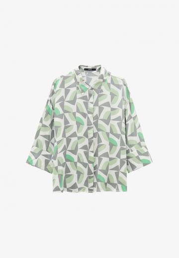 Атласная блузка