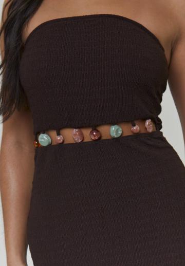 Платье без бретелек