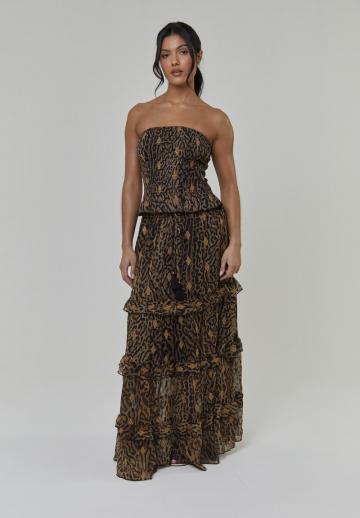 Юбка с воланами