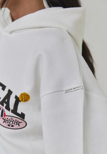 Пуловер с капюшоном