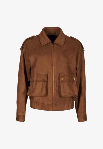 Куртка с накладнымит карманами