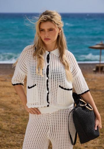 Вязаная кофта