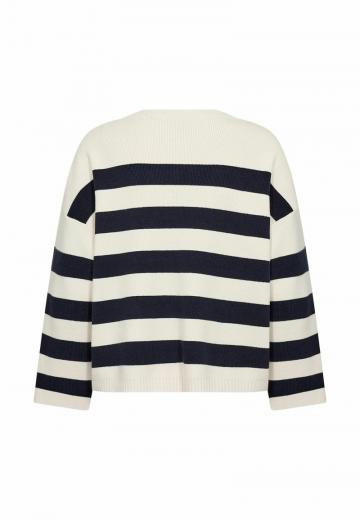 Пуловер в полоску