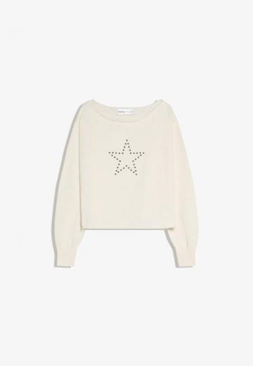 Пуловер в полоску