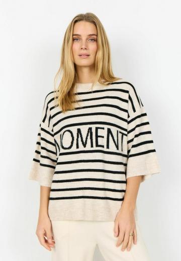 Пуловер с рукавом три четверти