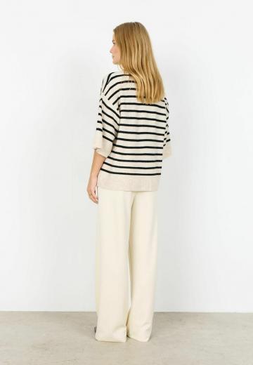 Пуловер с рукавом три четверти