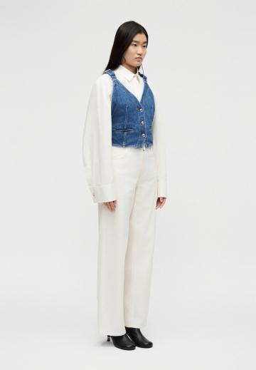 Джинсовый комбинезон