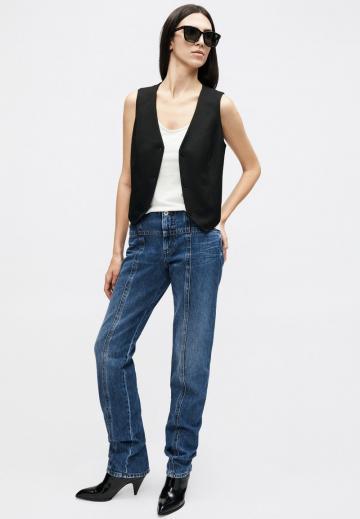 Джинсовая жилетка