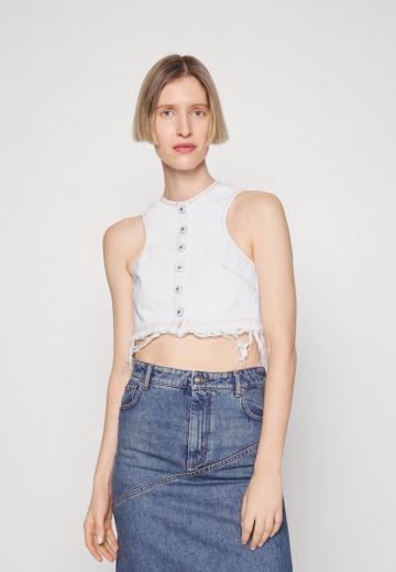 Джинсовая жилетка