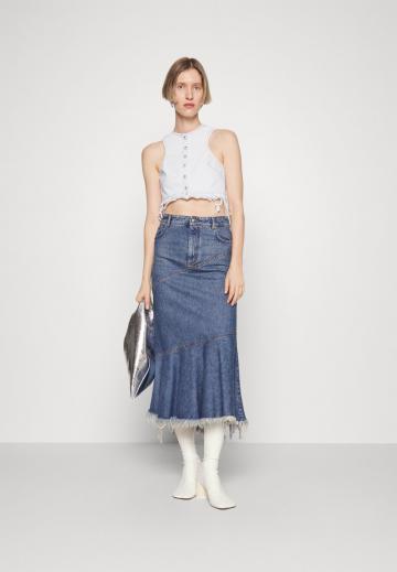 Джинсовая жилетка