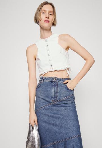 Джинсовая жилетка