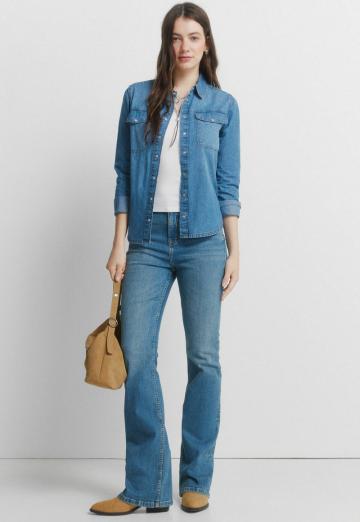 Джинсовая блузка