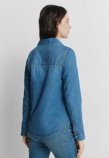 Джинсовая блузка
