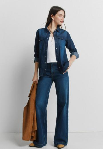 Джинсовая блузка