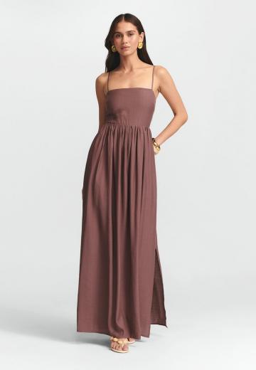 Платье без бретелек