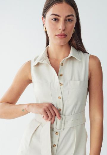 Джинсовый комбинезон