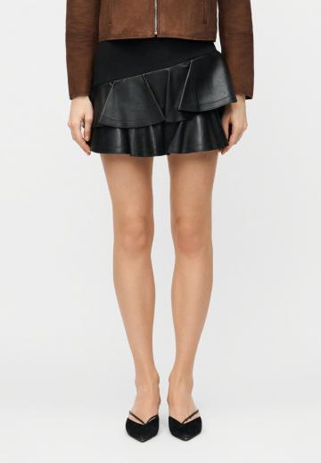 Кожаная юбка