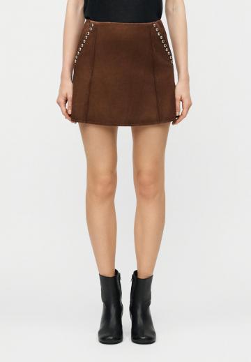 Кожаная юбка