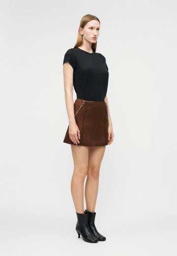 Кожаная юбка