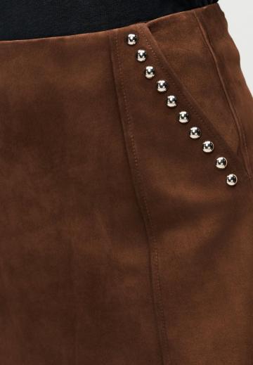 Кожаная юбка