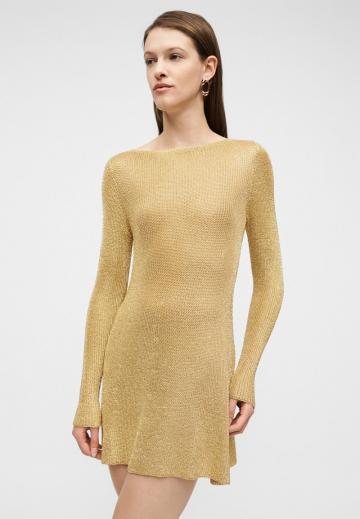 Вязаное платье