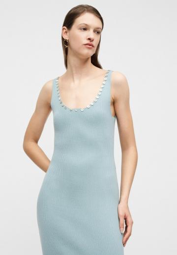 Вязаное платье