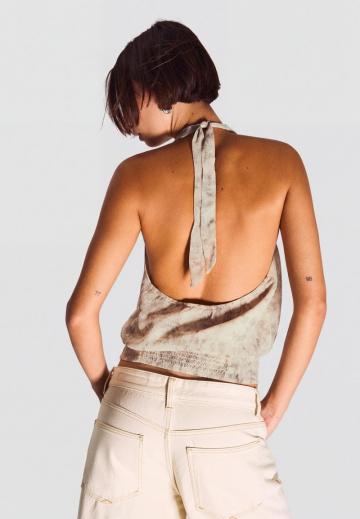 Блузка без рукавов