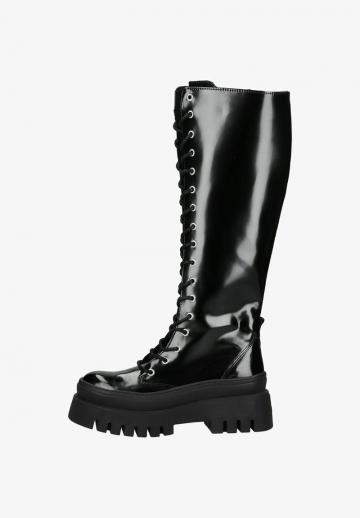 Сапоги на шнуровке