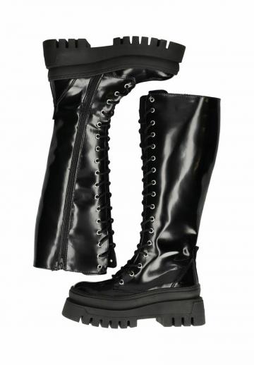 Сапоги на шнуровке