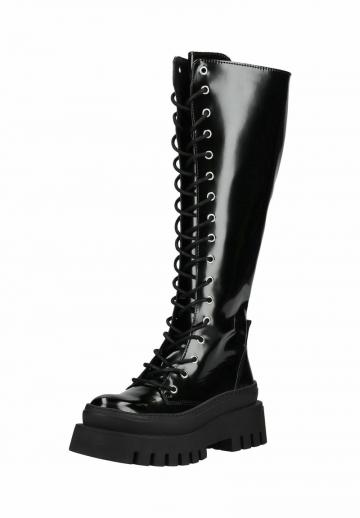 Сапоги на шнуровке